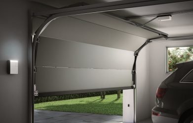 How to open a garage door manually