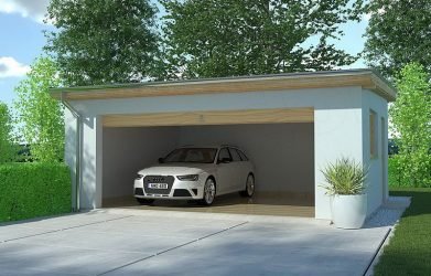 2 car garage